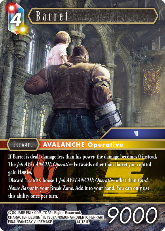 Opus XIV Card of the Week - Barret | Final Fantasy TCG Forum