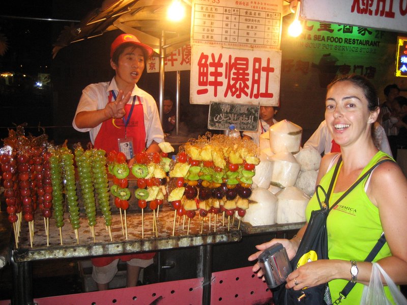 Mercado Wangfujing de insectos-2-8-2007 - China y sus pueblos-2007 (21)