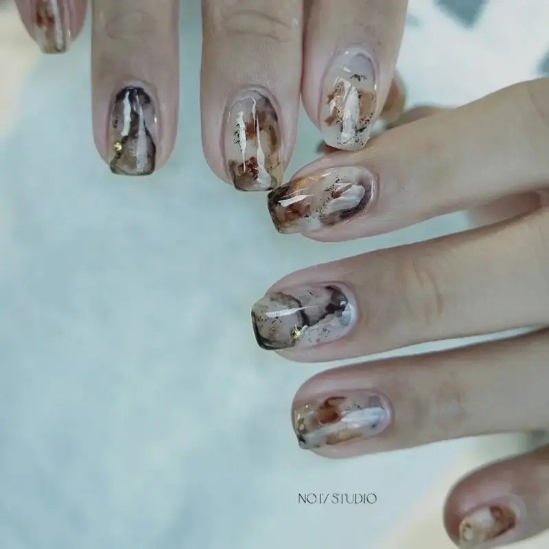 台中北屯 No.17 Studio客製美甲作品