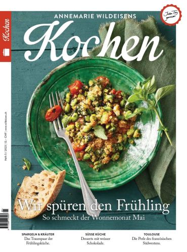 Cover: Annemarie Wildeisen Kochen Magazin Mai No 05 2023