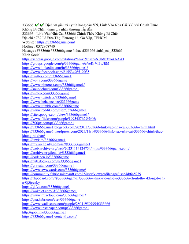 333666 - Link Vào Nhà Cái 333666 Chính Thức Không Bị Chặn
