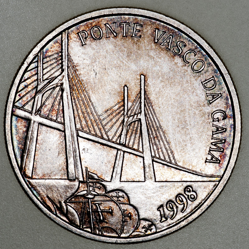 500 escudos Portugal 1998. Puente Vasco da Gama. PAS6491