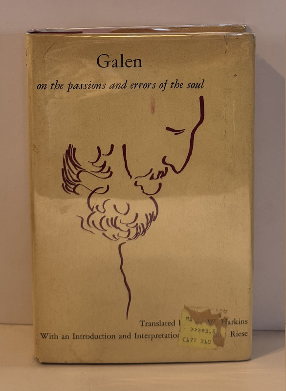 Galen on the passions and errors of the soul