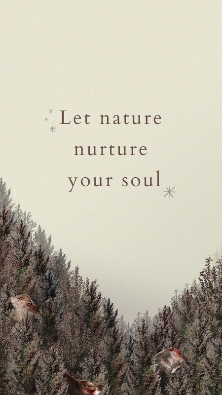 motivational-quote-editable-template-vector-wildlife-illustr