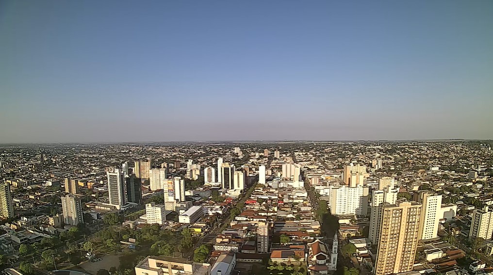 Campo Grande nesta manhã de terça-feira