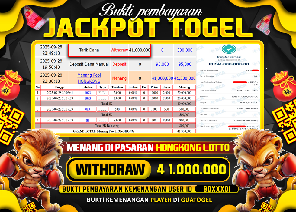 BUKTI JACKPOT LUNAS GUATOGEL