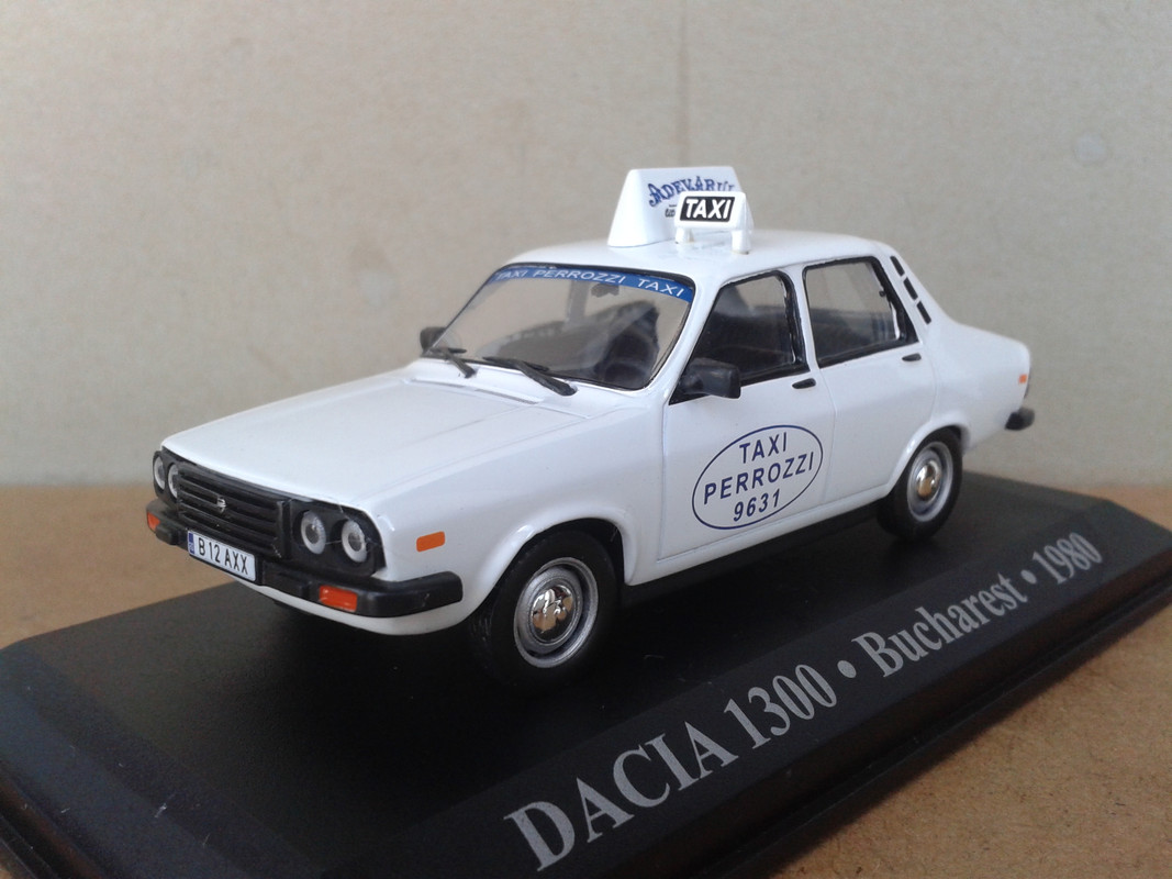 1980 Dacia 1310 Sedan “taxi de Bucarest” (Ixo – nº 48 Taxis del Mundo) (2)