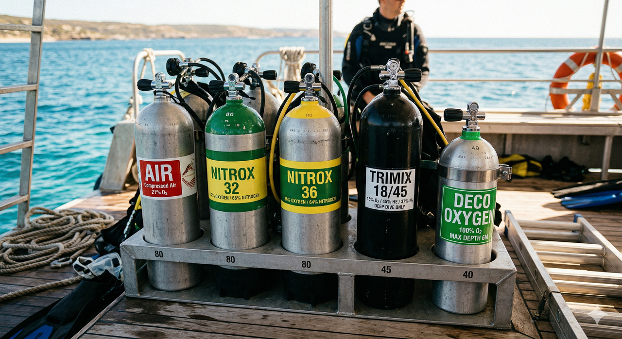 The Breath of Life: A Deep Dive into Diving Gases