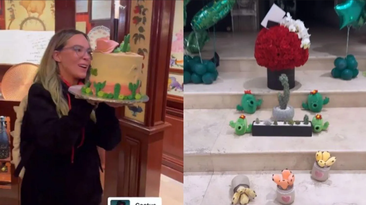 Belinda festeja entre lujos el éxito de su nueva canción “Cactus”