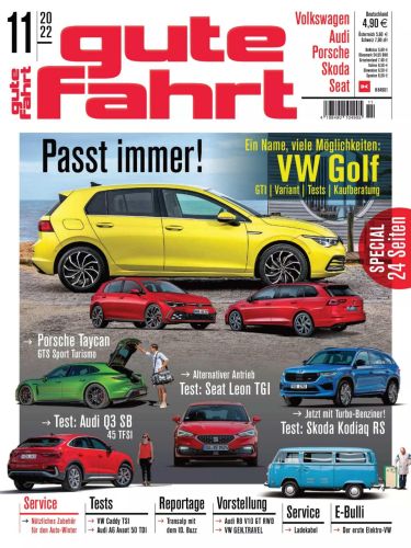 Cover: Gute Fahrt Automagazin No 11 Oktober 2022