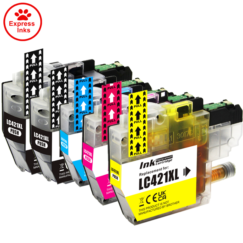 LOTE DE CARTUCHOS DE TINTA LC421XL aptos para Brother DCP-J1050DW J1140DW MFC-J1010DW - Imagen 7 de 18
