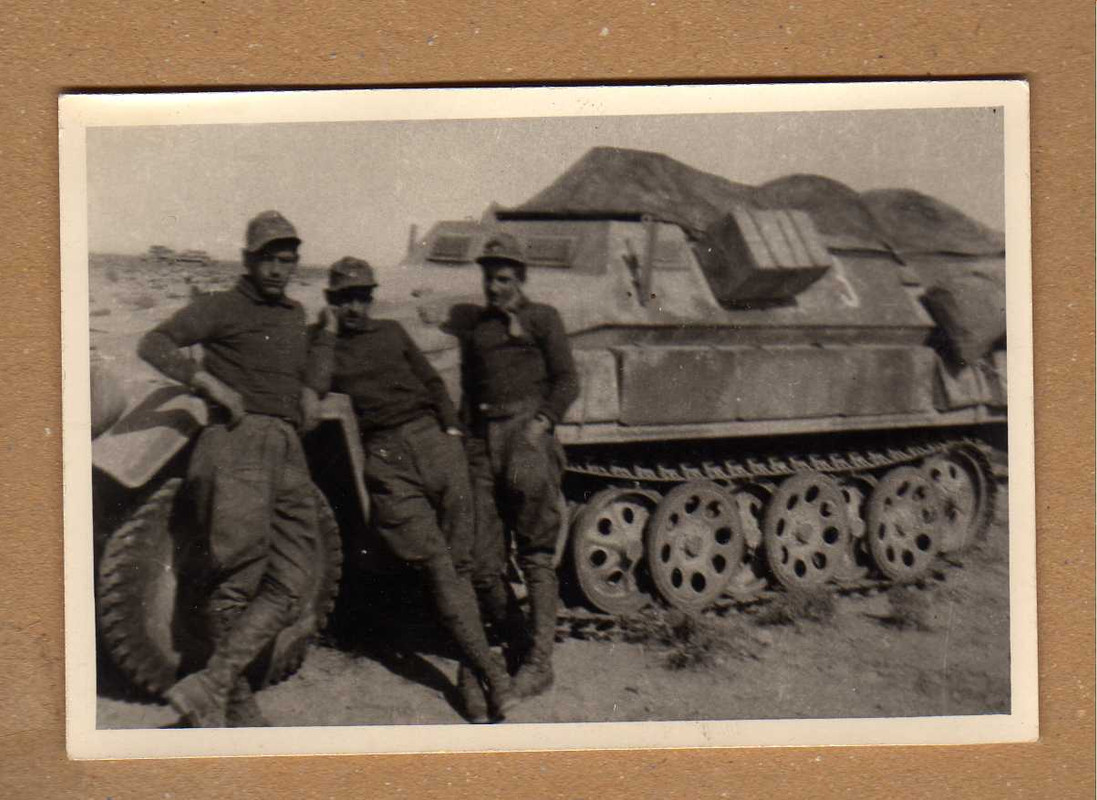 Foto Afrikakorps Wehrmacht Schützenpanzerwagen S
