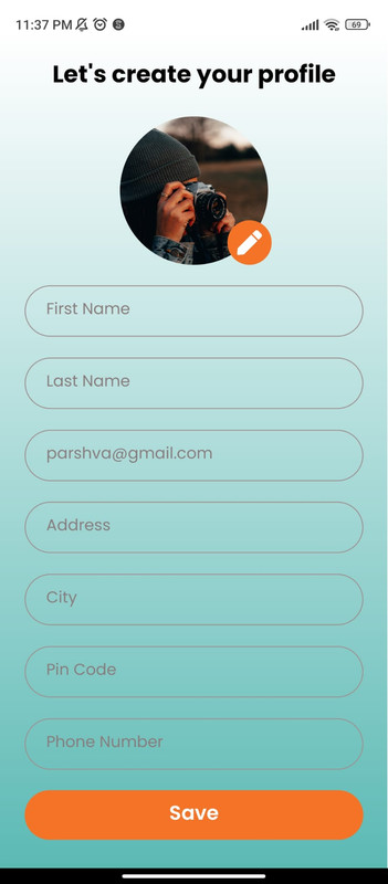 Creating User Profile