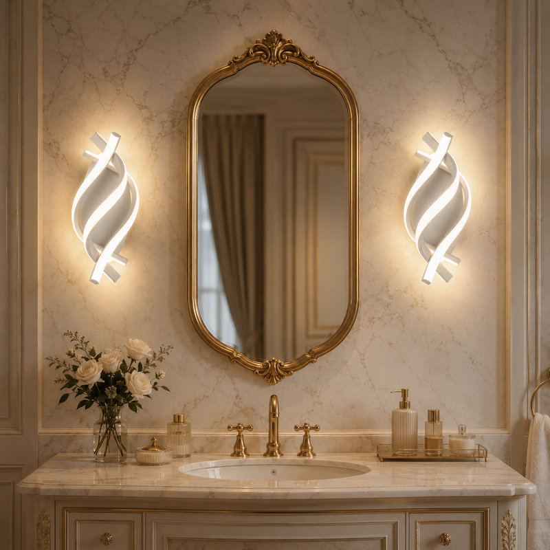 Lot de 2 – Forme ondulée pour une décoration harmonieuse