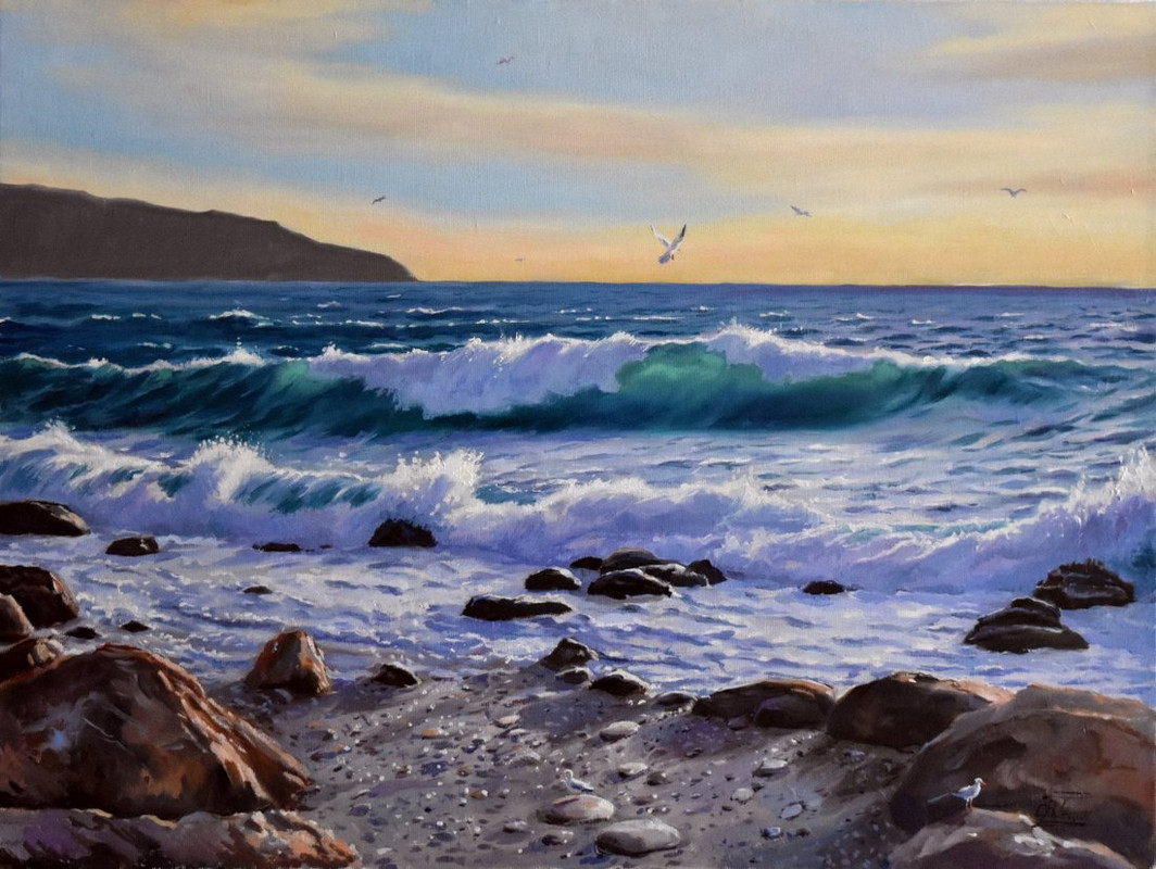 marine-art-painting-the-evening-seascape-thumb1920