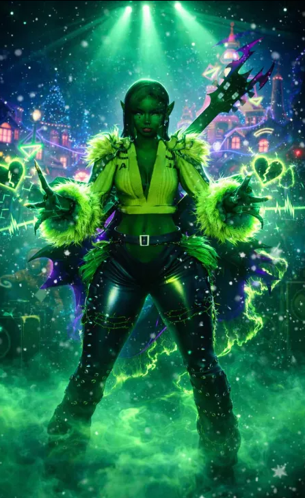 Green Woman — MelaninKush VRChat Avatar