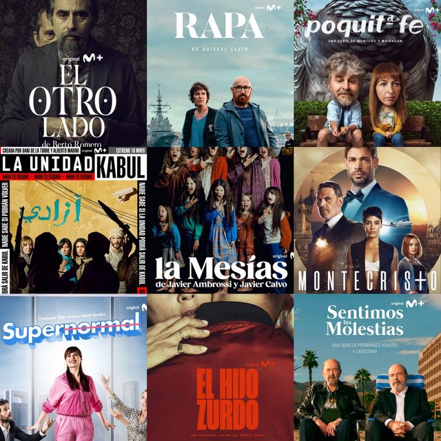 LAS SERIES ESPAÑOLAS (ESTRENOS) MÁS VISTAS DE MOVISTAR+ DEL AÑO 2023