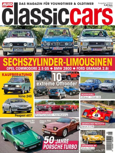Cover: Auto Zeitung Classic Cars Magazin No 05 Mai 2024