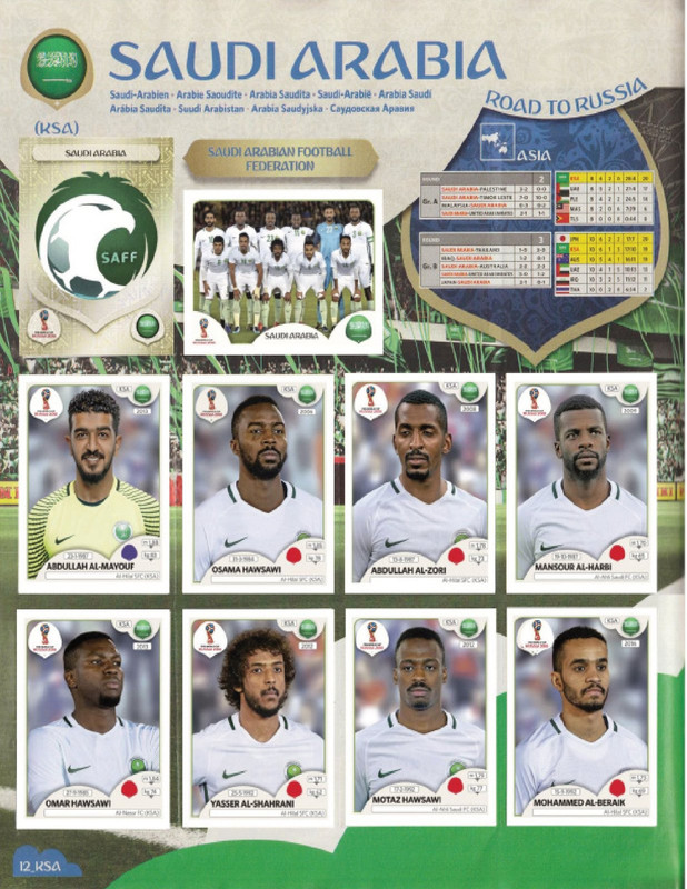 Album Panini Rusia 2018-14