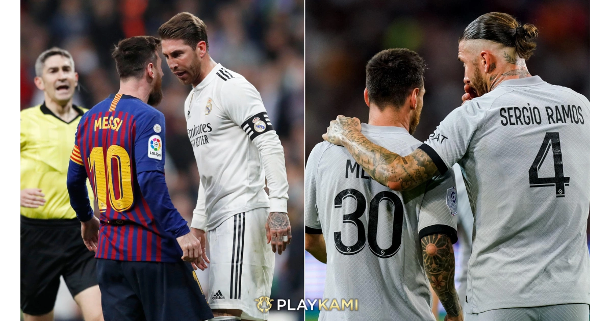 Sergio Ramos & Lionel Messi di PSG