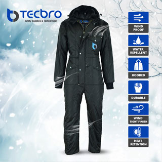 Tecbro Chill Bloc Men's Insulated Coverall Extreme Cold Weather
