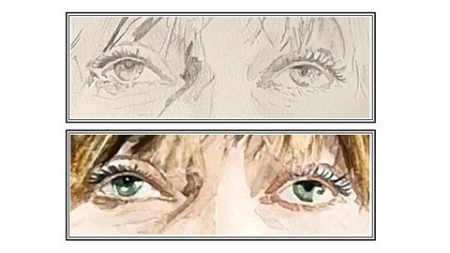 How to draw and paint eyes in watercolours. Pro artist Tutor How to draw and paint eyes in watercolours. Pro artist Tutor