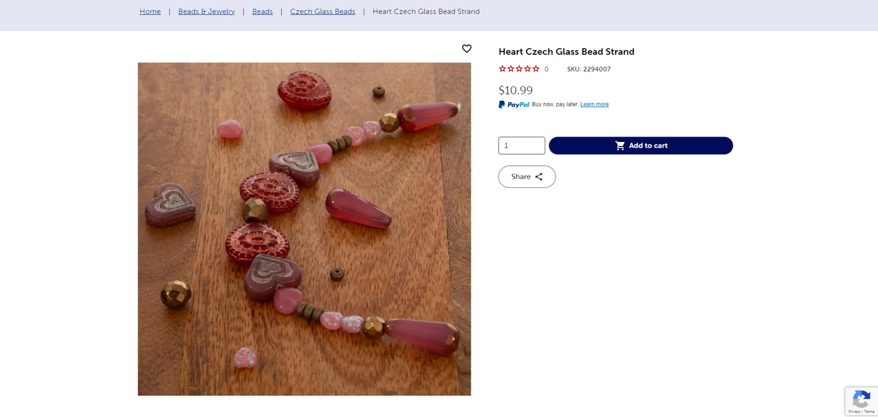 listing on the hobby lobby website