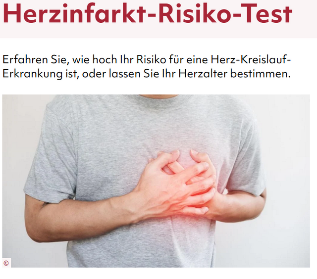 Herzinfarkt-Risiko-Test