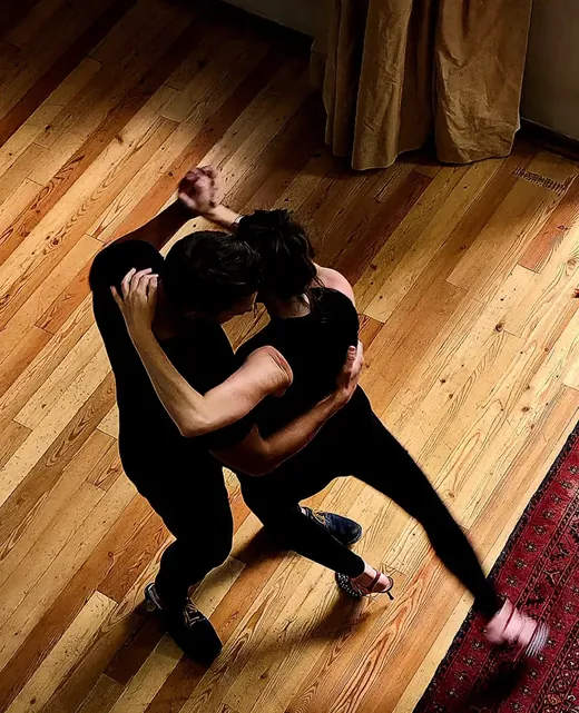 Brett Eloff dancing tango