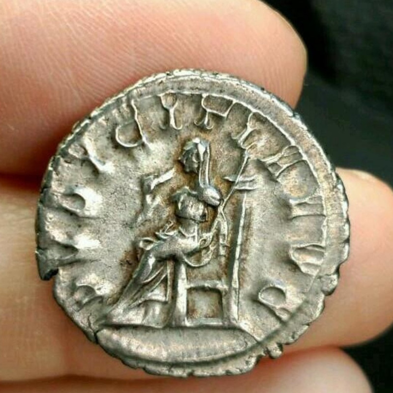 Antoniniano de Otacilia Severa. PVDICITIA AVG. Pudor sedente. Roma IMG-20190220-175853