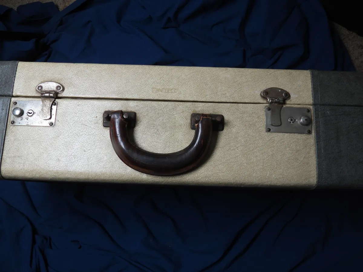 1940s white black trumpet case (2)