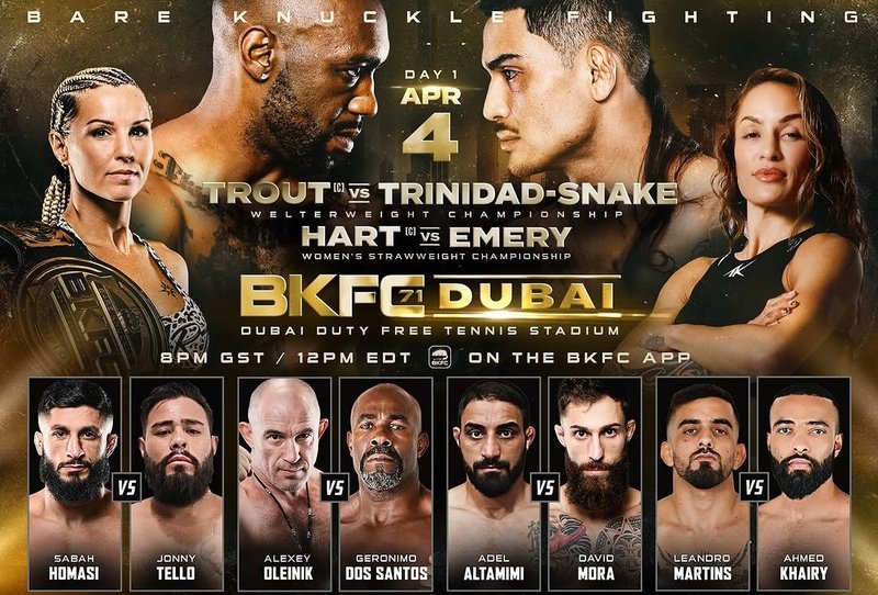 Резултати от BKFC 71