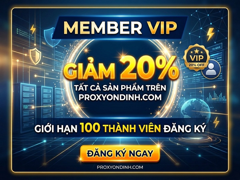 MEMBER PRO GIẢM 10% TẤT CẢ SẢN PHẨM - GIỚI HẠN 200 THÀNH VIÊN ĐĂNG KÝ