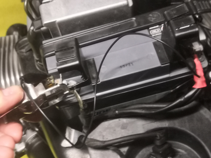 First test on the battery