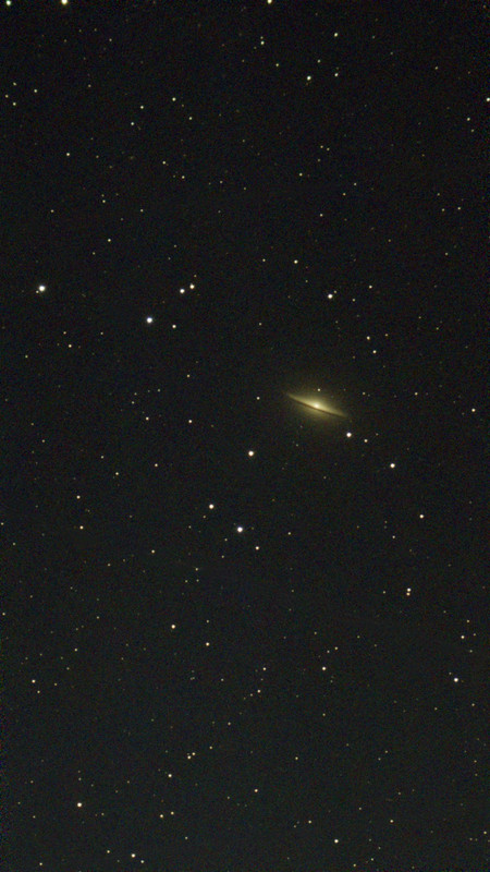 M 104 Galaxie du Sombrero le 7 juin 2024 à 0h01 au Pont de Coq pose de 15 minutes