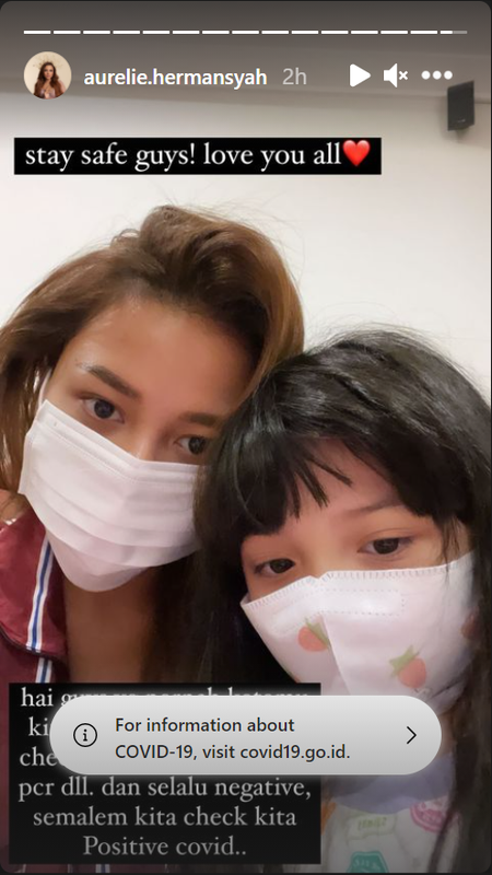 Aurel mengingatkan untuk tes PCR.