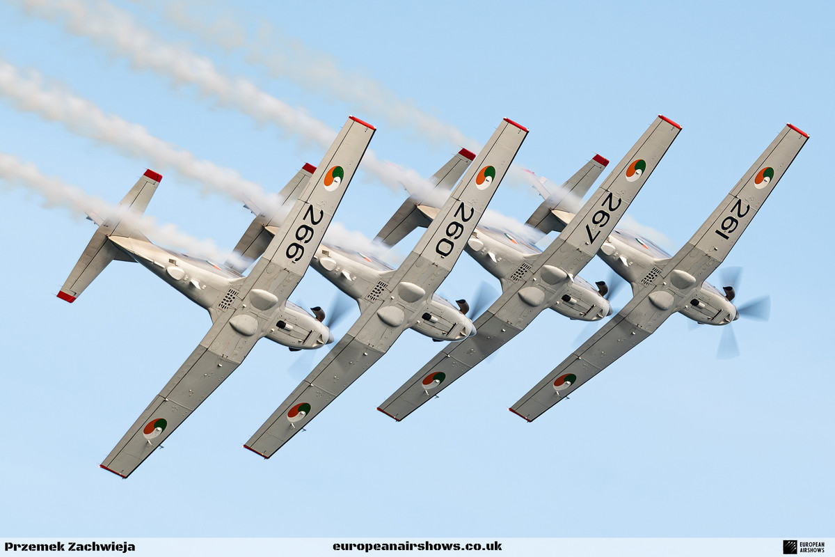 Irish Air Corps Pilatus PC-9M — Silver Swallows