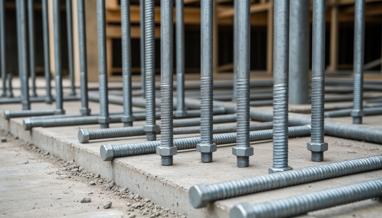 Виды фундаментных анкерных болтов и их назначение в строительстве