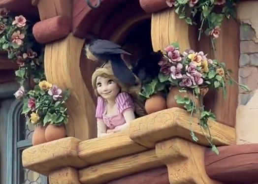 Disney Park Guests Watch in Horror as Rapunzel Pecked Apart by Crows