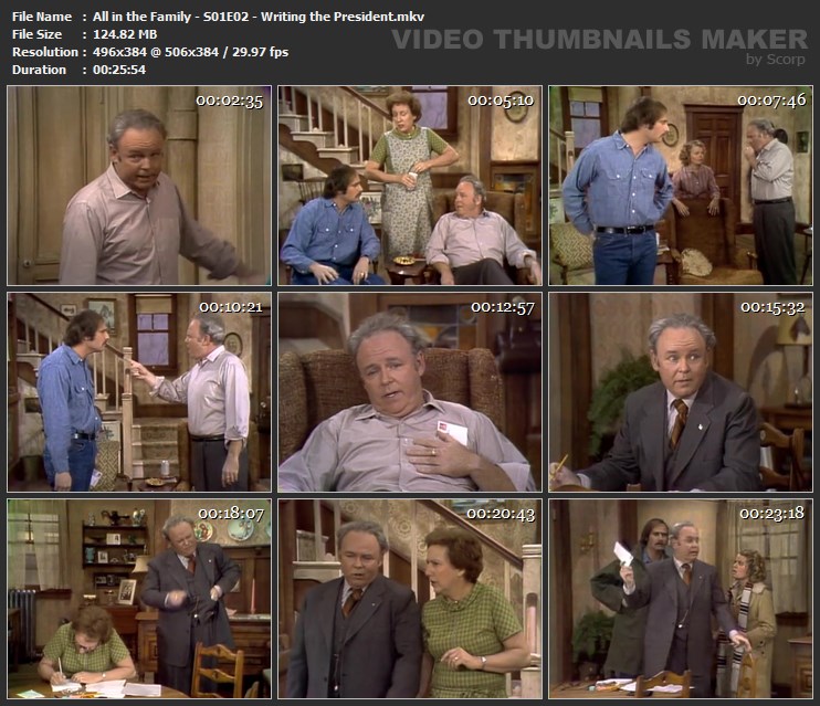 All in the Family - S01E02 - Writing the President.mkv