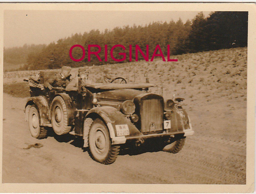 Wehrmacht Kübelwagen Sd.-Kfz. Divisionskennzeich