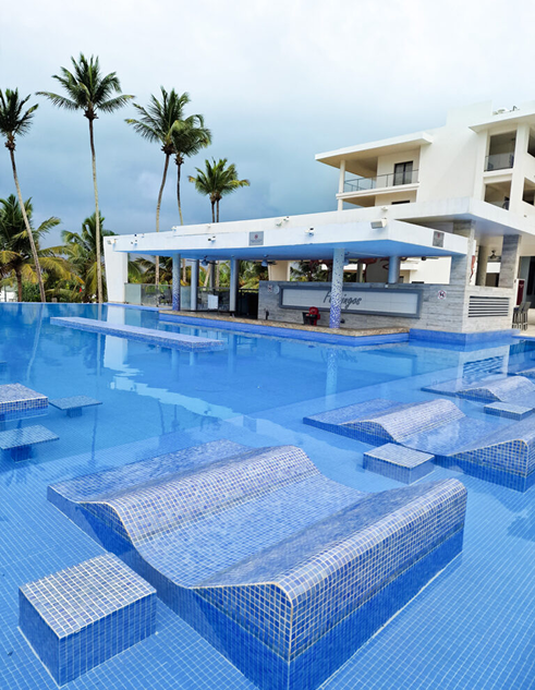 Modern villa with pool