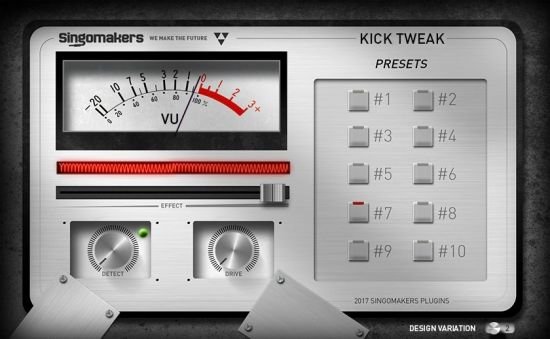 Singomakers Kick Tweak Kick Drum Enhancer v1.3.0 macO