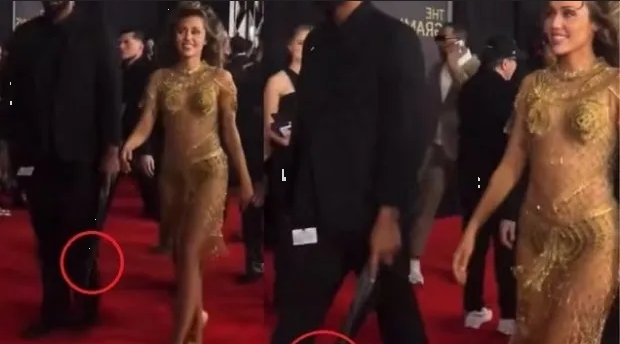 Guardaespaldas de Miley Cyrus protagoniza perturbador momento en los Grammy 2024