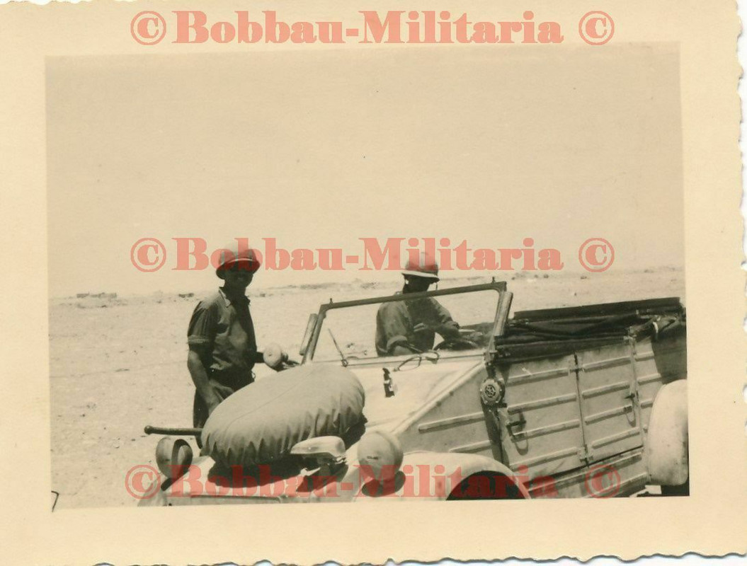 Afrikakorps Wehrmacht SR104 VW Kübelwagen Typ 82 mit Ballonreife