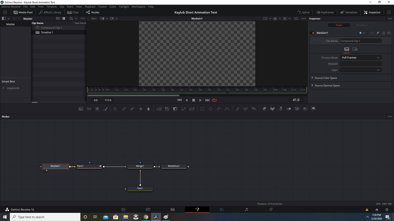 Media1In Node Highlighted