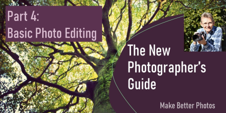 The New Photographer's Guide: Basic Photo Editing
