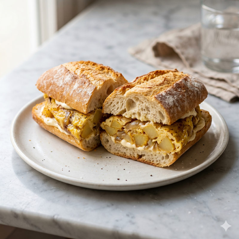 Bocadillo Con Tortilla De Patata