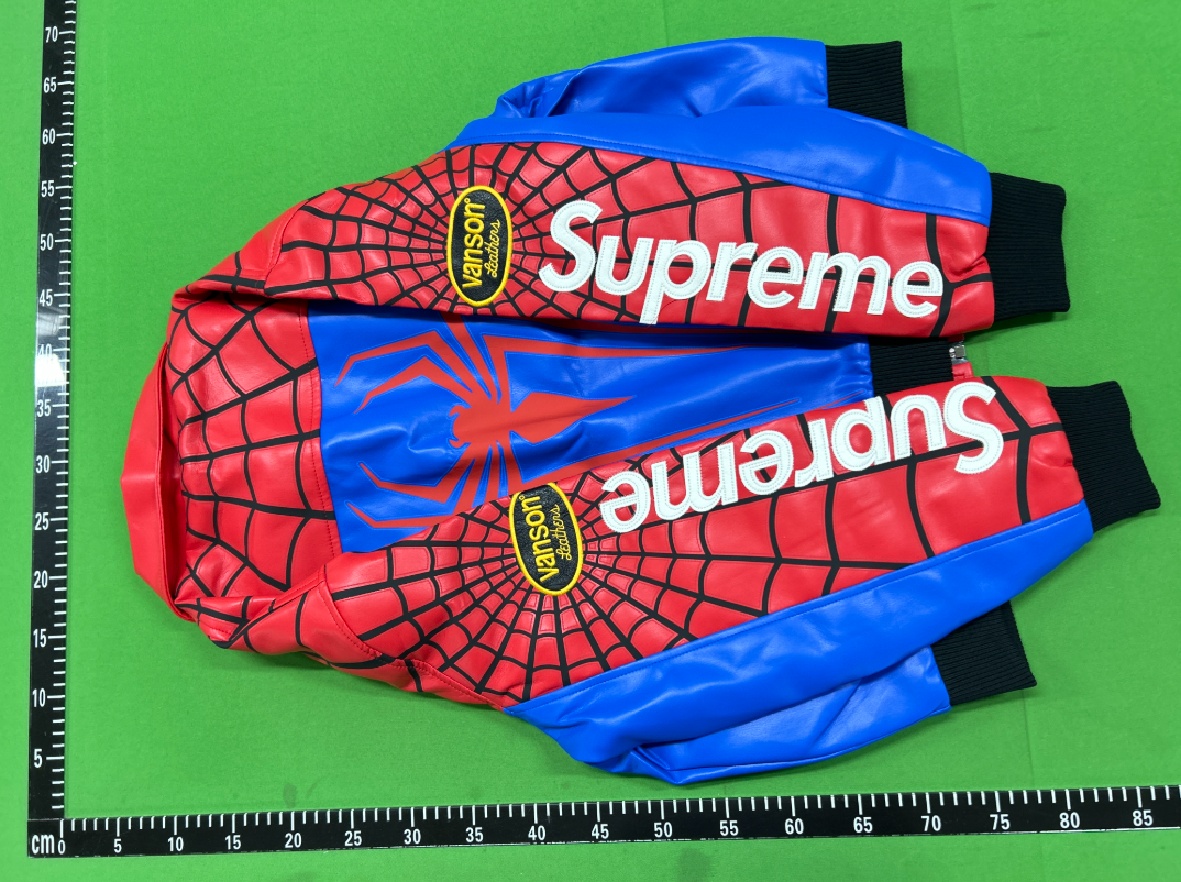 Supreme Vanson Spider-Man Jacket QC reference view 3