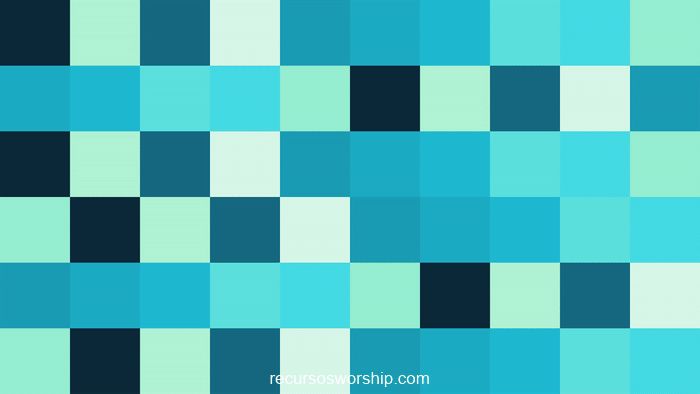 loop vj píxeles teal aguamarina damero